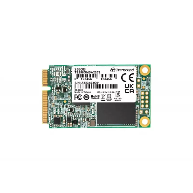 Transcend SSD 256GB Transcend MSA220S mSATA 3D NAND, SATA3 - kietojo kūno diskas - mSATA