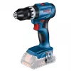 Akumuliatorinis gręžtuvas-suktuvas Bosch GSB 18 V — 18 V, 4 Ah ličio jonų, 45 N·m, 500/1900 aps./min., 35 mm mediena, 10 mm plienas, 2 baterijos, įkroviklis, dėklas