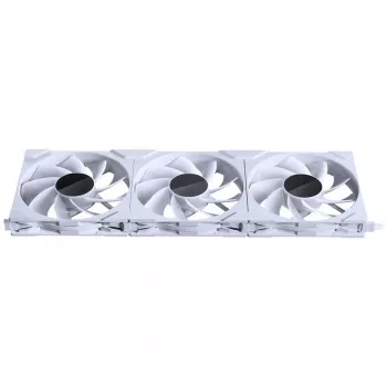 PHANTEKS NV Series NV7 E-ATX korpusas, grūdintas stiklas, ARGB - baltas ir M25 Gen2 PWM D-RGB ventiliatorių 3 vnt. rinkinys - atvirkštinės mentės, 140 mm + DRGB rinkinys