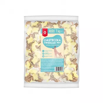 MACED MACED MIX šunų dresavimo sausainiai, augalinis/kviečių skonis, 1 kg pakuotė, be konservantų, tinka visoms veislėms