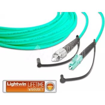 Lightwin aukštos kokybės simpleksinis LWL komutacinis kabelis, MM OM3, FC - LC LWL komutacinis kabelis (LSP-50 FC-LC 2.0 OM3)