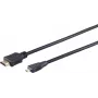HDMI laidas S/CONN Micro-HDMI 1m