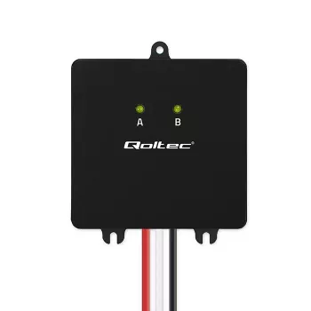 Baterijų įtampos balansuoklis QOLTEC 51097, skirtas 24V (2×12V) baterijoms, 5A balansavimo srovė