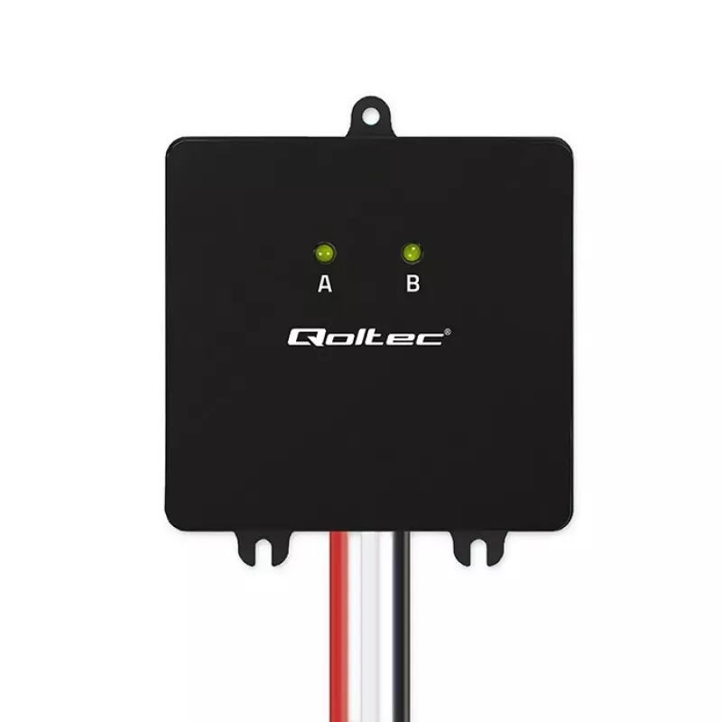 Baterijų įtampos balansuoklis QOLTEC 51097, skirtas 24V (2×12V) baterijoms, 5A balansavimo srovė