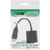 Microconnect DPDVID vaizdo kabelio adapteris 0,15 m DisplayPort DVI-D juodas