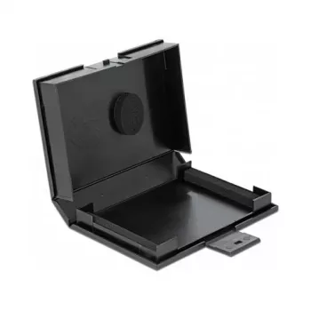 Apsauginės dėžutės dangtelis DeLOCK 18372, skirtas 3,5 colio HDD, juodas