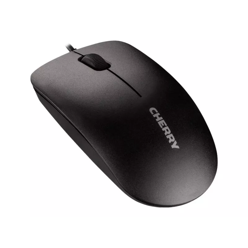 CHERRY DC 2000 Universal USB AZERTY belgiška juoda klaviatūra su pele