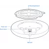 Belaidis prieigos taškas Teltonika TAP400 Wi‑Fi 6, 2.4/5 GHz, 3000 Mbit/s, PoE, 1x LAN, 3 antenos, balta