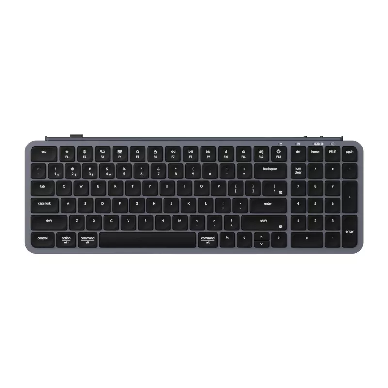 Keychron B2 Pro - US Layout - Ultra Low Profile Scissor - Space Pilka Wireless klaviatūra