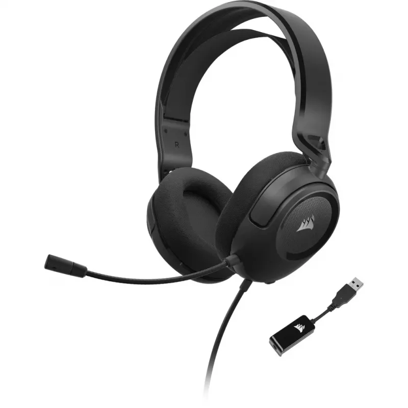 CORSAIR HS35 SURROUND v2 Daugiaplatforminės žaidimų ausinės Carbon