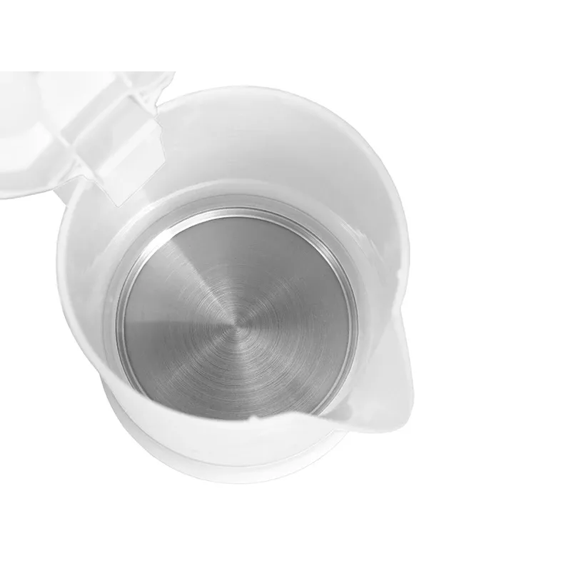 Elektrinis virdulys LAFE LAFCZA45865, nerūdijantis plienas, 0,6 L, 600 W, šviesiai pilkas, atverčiamas užrakinamas dangtis