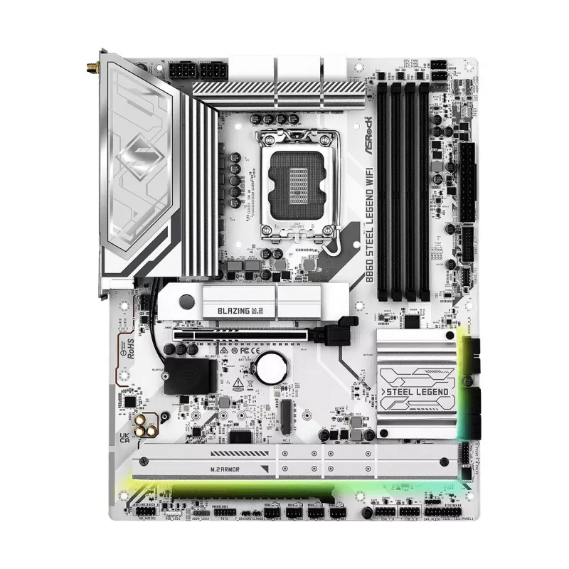 ASRock B860 Steel Legend WiFi ATX pagrindinė plokštė