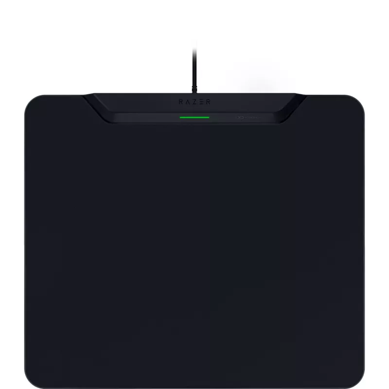 Razer | Belaidžio įkrovimo žaidimų pelės kilimėlis ir padas, kietasis leidimas | HyperFlux V2 belaidžio įkrovimo sistema | Žaidimų pelės kilimėlis | 360 x 311 mm | Juoda