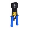 Užspaudimo įrankis Alantec NI040, skirtas RJ-45 jungtims, plieninė konstrukcija, plastikinės rankenos, juoda/mėlyna