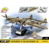 Cobi Building Blocks Lockheed P-38H Lightning rinkinys 5763 — mastelinis modelio rinkinys, kolekcinis lėktuvo modelis