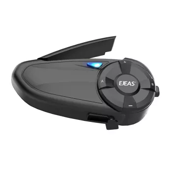 Motociklo domofonas EJEAS Q7 Bluetooth didelio nuotolio šalmo ausinės su laisvų rankų ryšiu