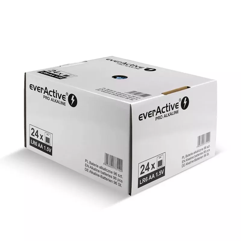 Šarminės baterijos everActive LR64BLPADIS — 96 vnt., AA dydis