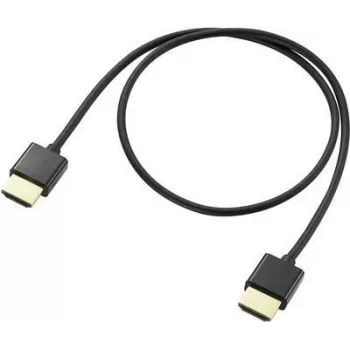 SpeaKa Professional HDMI kabelis 0,50 m garso grąžinimo kanalas, paauksuoti kištukų kontaktai, juodas [1x HDMI kištukas – 1x HDMI kištukas] (SP-9070576)