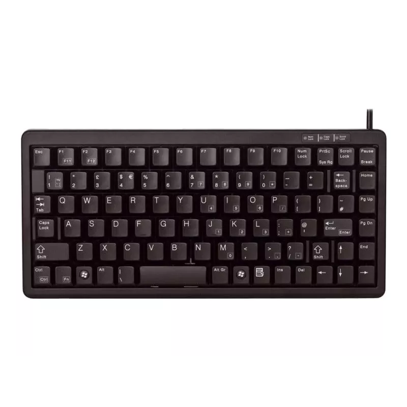 CHERRY G84-4100 klaviatūra Universali USB AZERTY Prancūziška Juoda
