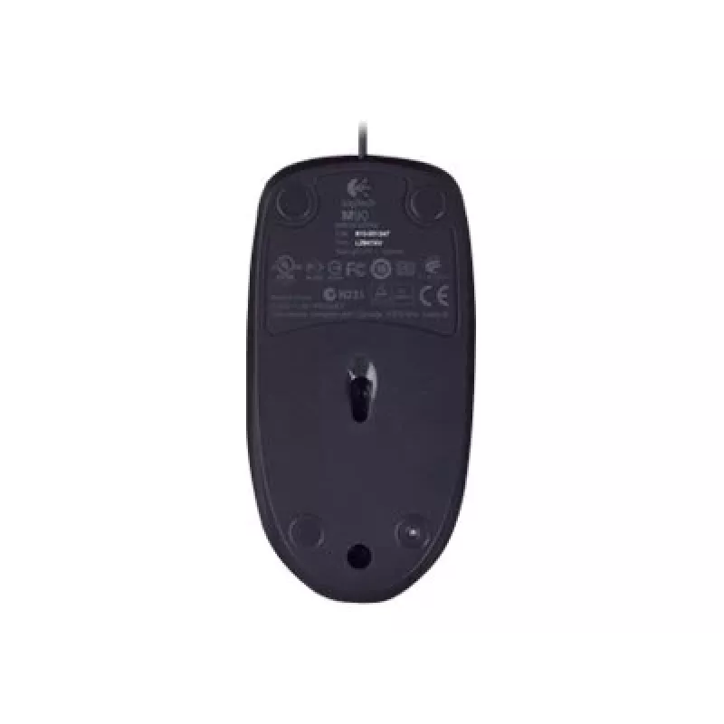„Logitech M90“ laidinė optinė pelė biurui — 1000 DPI, abiem rankoms tinkama, USB Type-A, juoda