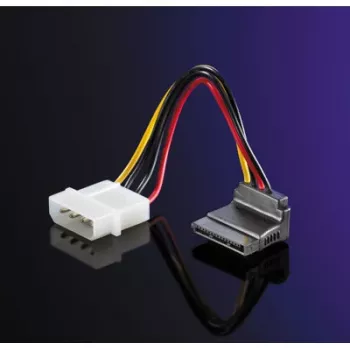 ROLINE adapterio laidas 4 kontaktų HDD / SATA, kampuotas (11.03.1061)
