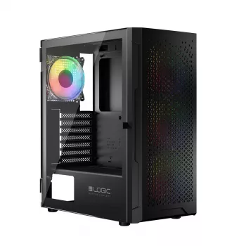 Logic ARAMIS ARGB MINIDI USB 3.0 korpusas, juodas