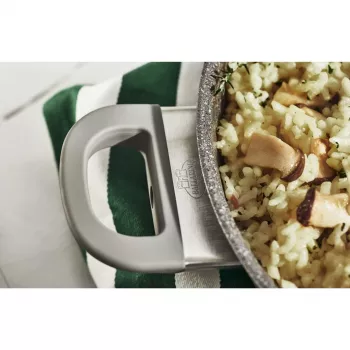 Patiekimo keptuvė Ballarini 75002-973-0 apvali pilka 28 cm
