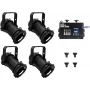 PAR-16 Spot Set EUROLITE dim2warm EDX-4 DMX RDM LED apšvietimo valdiklis (modelis 20000694)