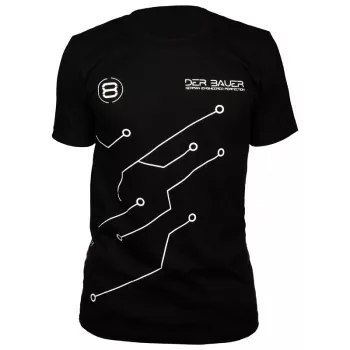 der8auer marškinėliai PCB dizaino, XL — der8auer marškinėliai su PCB dizainu (XL)