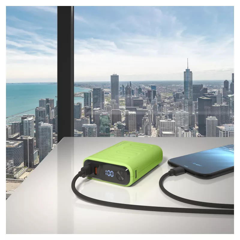 Nešiojamoji baterija RealPower PB-10000C PD+ 10000 mAh
