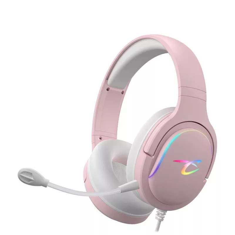 Subsonic Spectra LED žaidimų ausinės Sweety Pink