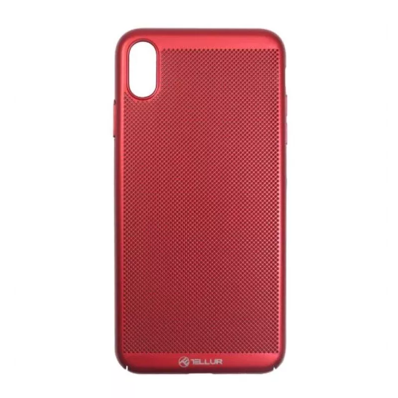 Telefonui skirta šilumos išsklaidymo dėklas Tellur, skirtas „iPhone XS Max“ — raudonas
