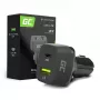 Automobilinis mobiliųjų įrenginių įkroviklis Green Cell CAD33, 42 W, USB-C PD + USB-A QC3.0, 12/24 V įvestis, 5–12 V išvestis