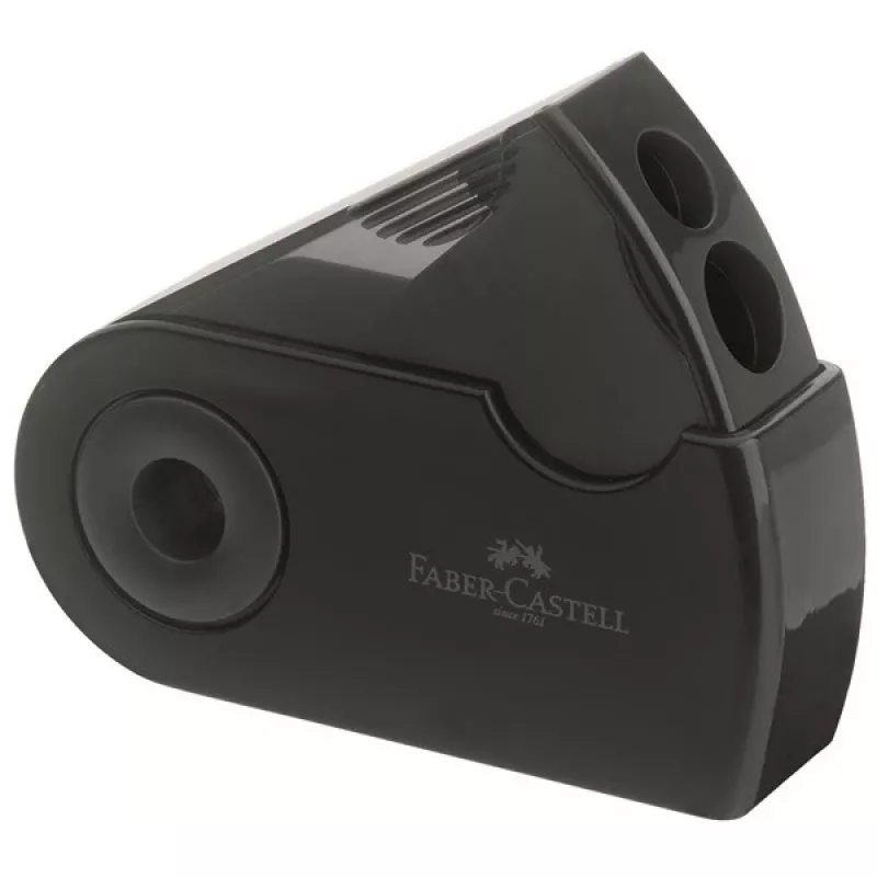 Rankinis drožtukas Faber-Castell SLEEVE juodas