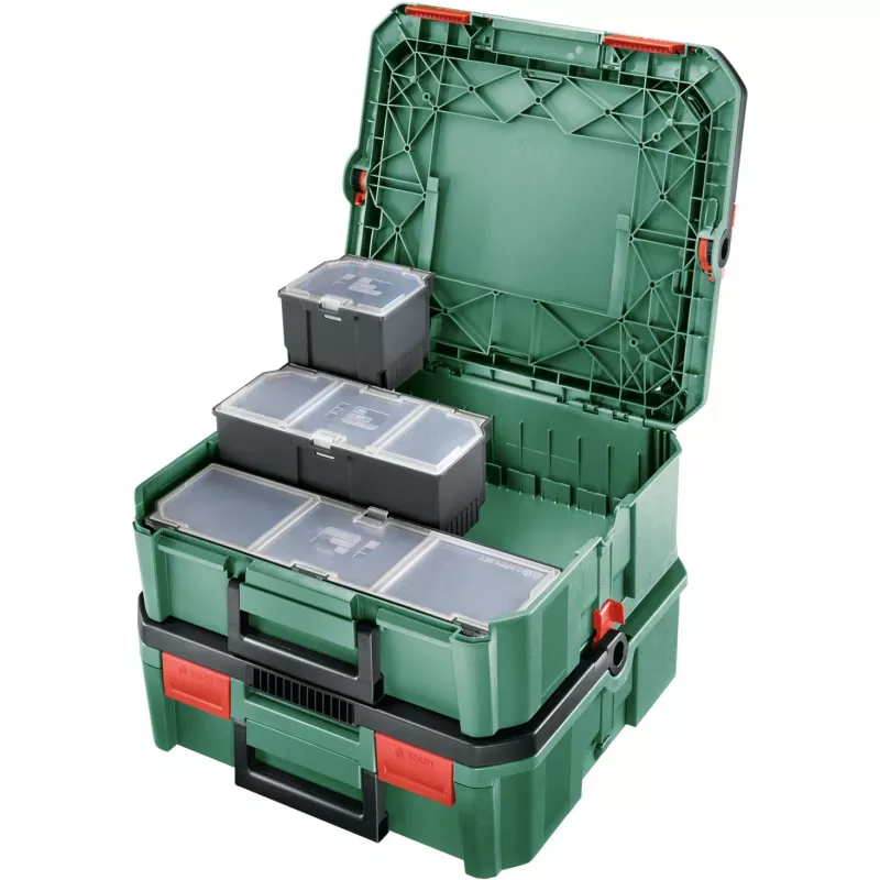 Bosch SystemBox Laikymo dėžė Stačiakampė Polipropilenas (PP) Juoda, Žalia