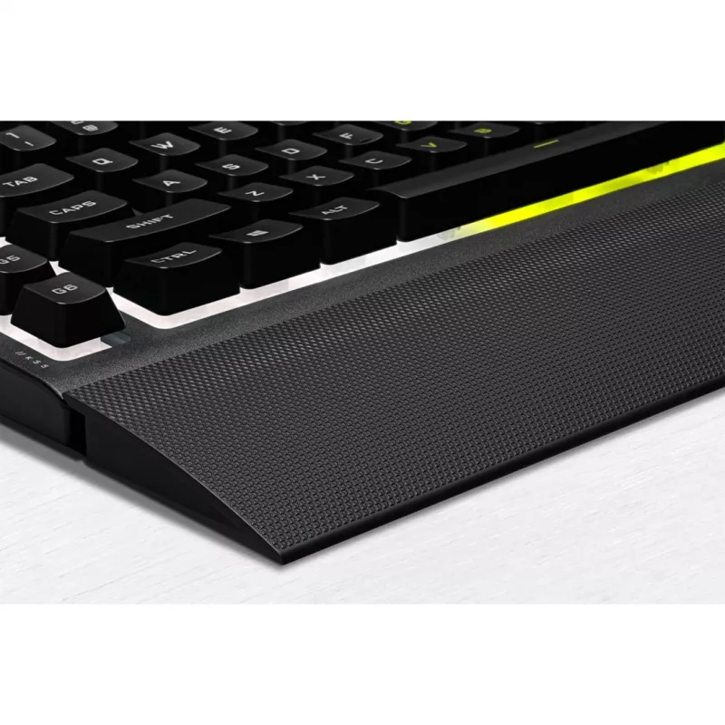 Corsair K55 RGB PRO klaviatūra, skirta žaidimams, USB, QWERTZ, vokiečių k., juoda