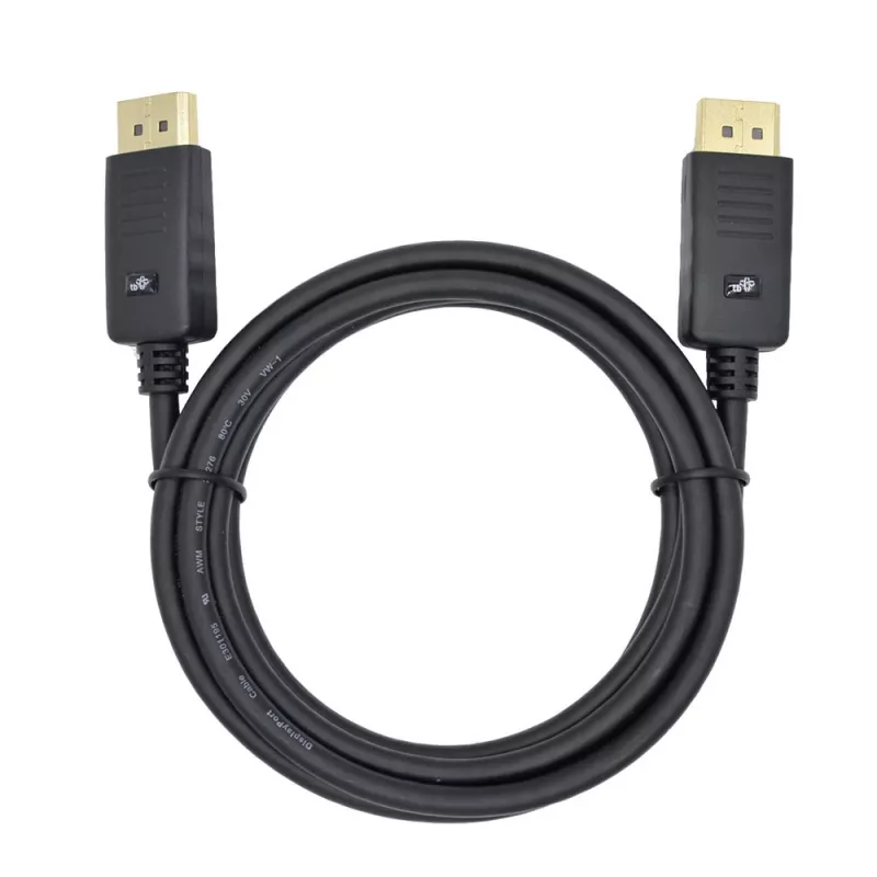 TB Displayport laidas V-V 1,8 m. Juodas (AKTBXVDMDPPG18B)