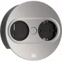 Kištukinis lizdas Tipas F Bachmann 946.004 USB A USB C nerūdijantis plienas