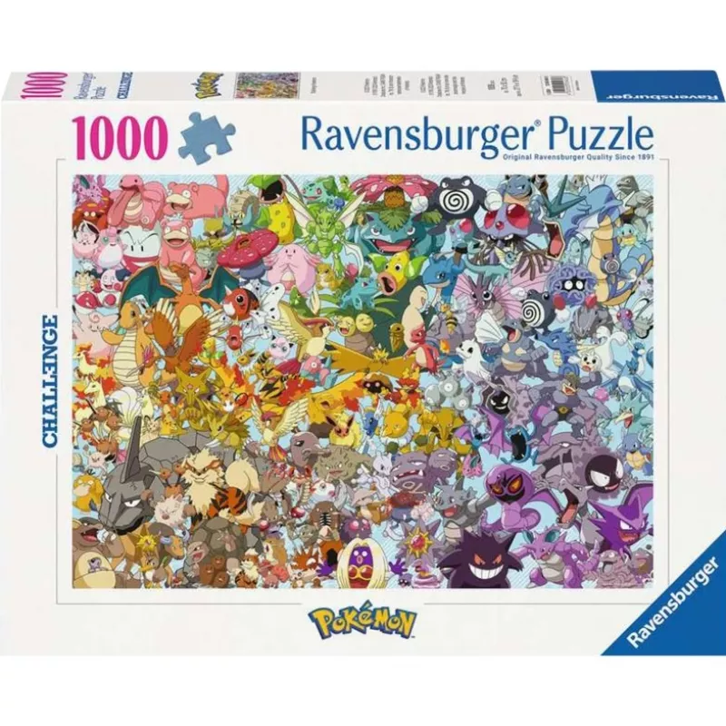 Dėlionė 1000 dalių Pokemon Challenge