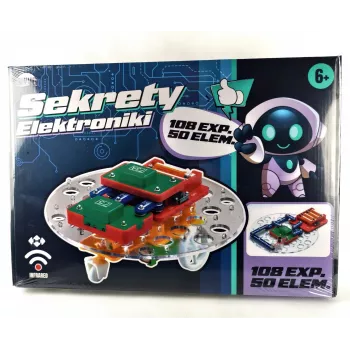 Edukacinis elektronikos rinkinys Dromader Zestaw Sekrety elektroniki - išmaniojo automobilio rinkinys