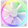 NZXT korpuso ventiliatorius F120 RGB 120 mm baltos spalvos, 4 kontaktų, 1800 RPM, 50,18 CFM, 18 šviesos diodų