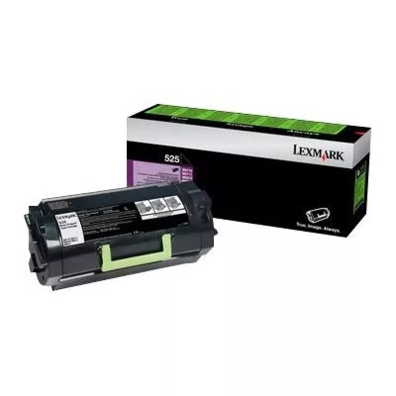 Lexmark 522 tonerio kasetė 1 vnt. Originali juoda