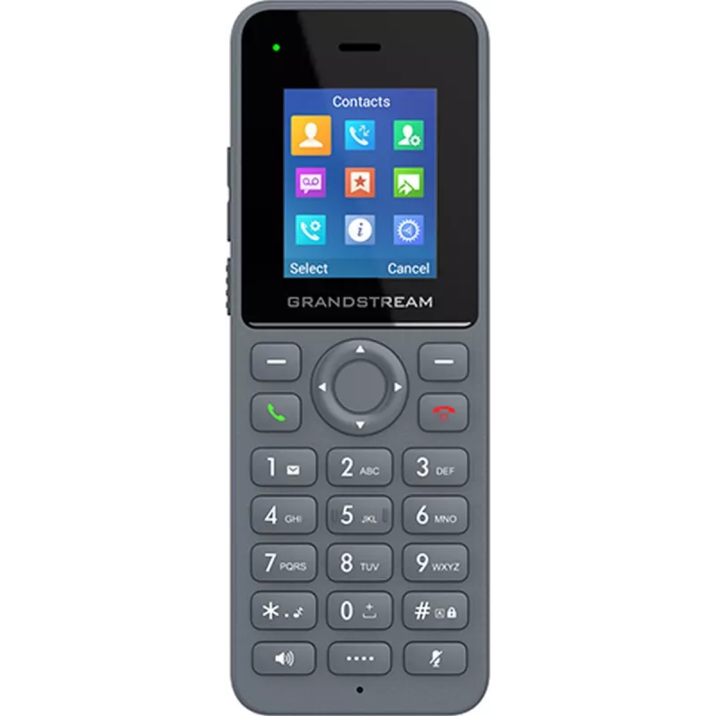 IP Phone Grandstream DP725 belaidis ragelis, pilkas, 1,8 colio TFT ekranas, 20 linijų, Li-Ion 1500 mAh