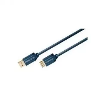 ClickTronic 3m USB 3.0 A/A m/f 3m USB A USB A mėlynas USB kabelis (70120)