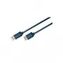 ClickTronic 3m USB 3.0 A/A m/f 3m USB A USB A mėlynas USB kabelis (70120)