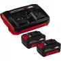 Akumuliatorių įkroviklio rinkinys Einhell 2x 4.0Ah Twincharger AC LED