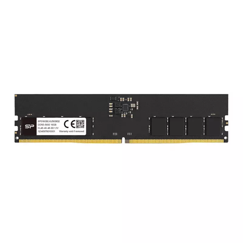 Silicon Power SP016GBLVU560F02 atminties modulis 16 GB DDR5 5600 MT/s 1 x 16 GB 288 kontaktų DIMM ECC CL46