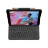 Logitech plonas Folio Pilka Bluetooth QWERTZ Swiss klaviatūra, skirta iPad