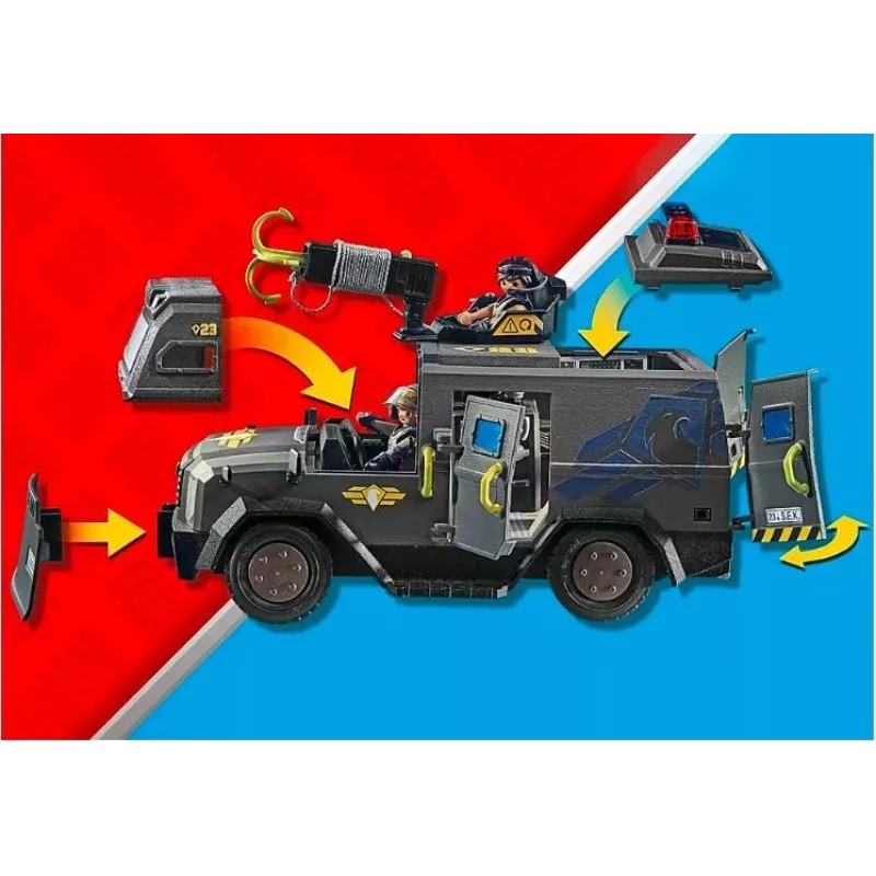 Veiksmo/Nuotykių žaidimų rinkinys Playmobil City Action 71144 Įvairiaspalvis 5–10 metų