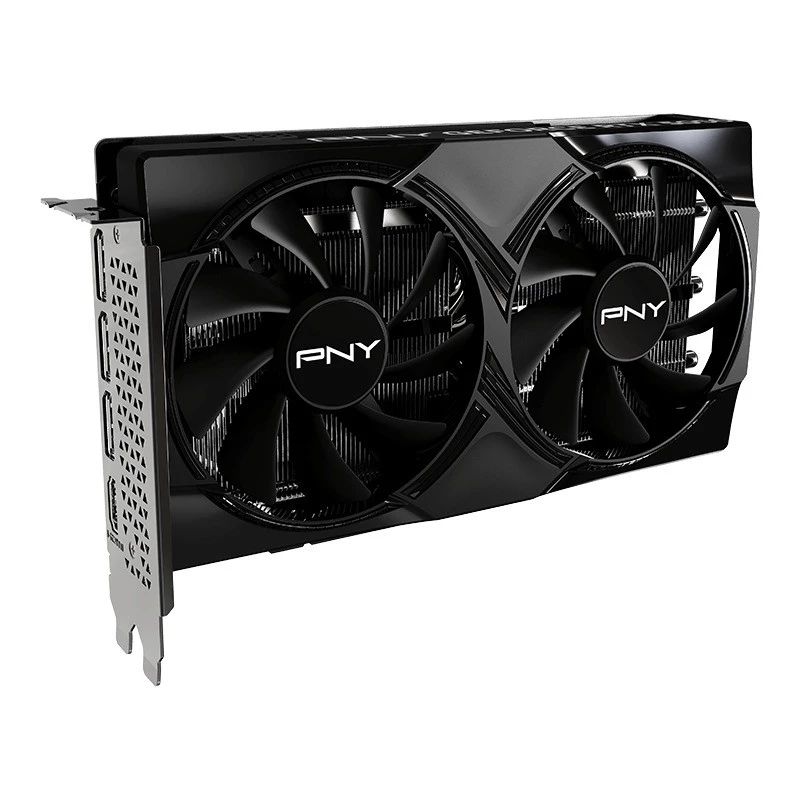 Grafikos plokštė PNY GeForce RTX 5050 — 8 GB GDDR6, 2317 MHz, 128 bitų, PCIe x8 5.0, dviejų ventiliatorių aušinimas